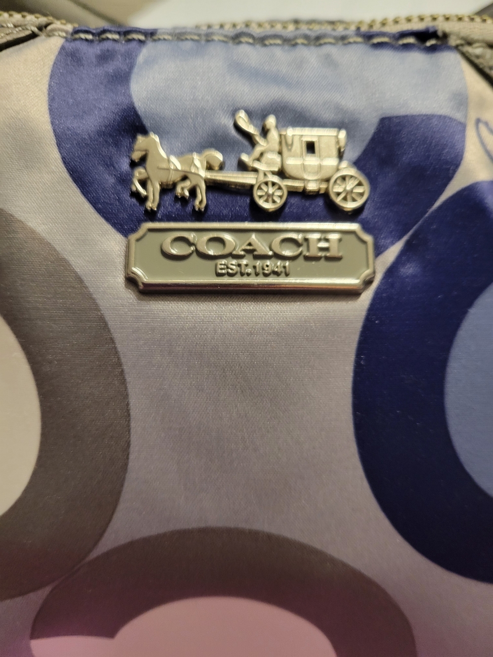 COACH EUC! Signature Madison Sophia Clover Satchel and matching Ziparound Wallet - Picture 13 of 16